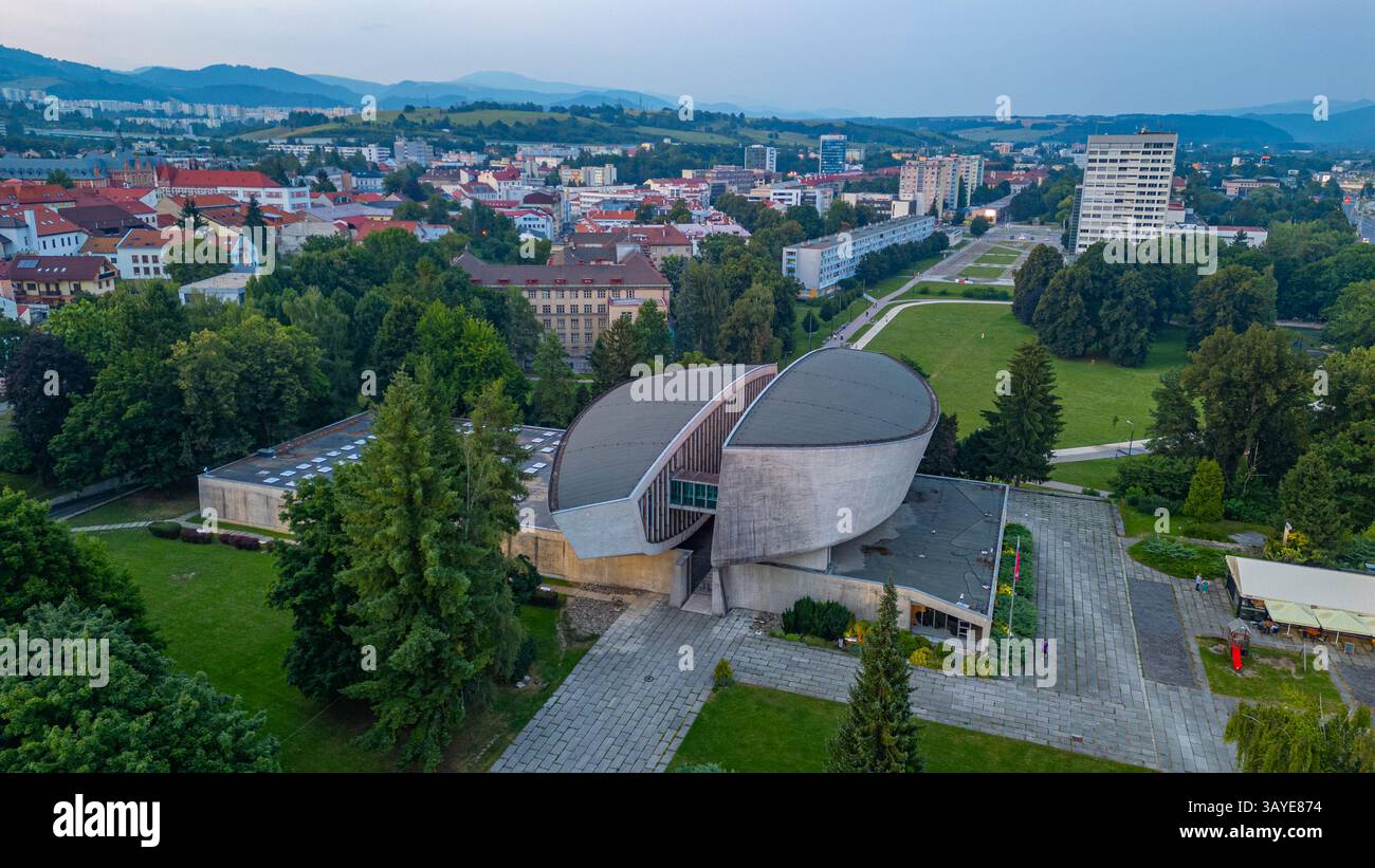 Museo della rivolta nazionale slovacca a Banska Bystrica, Slovacchia. IMMAGINE Foto Stock