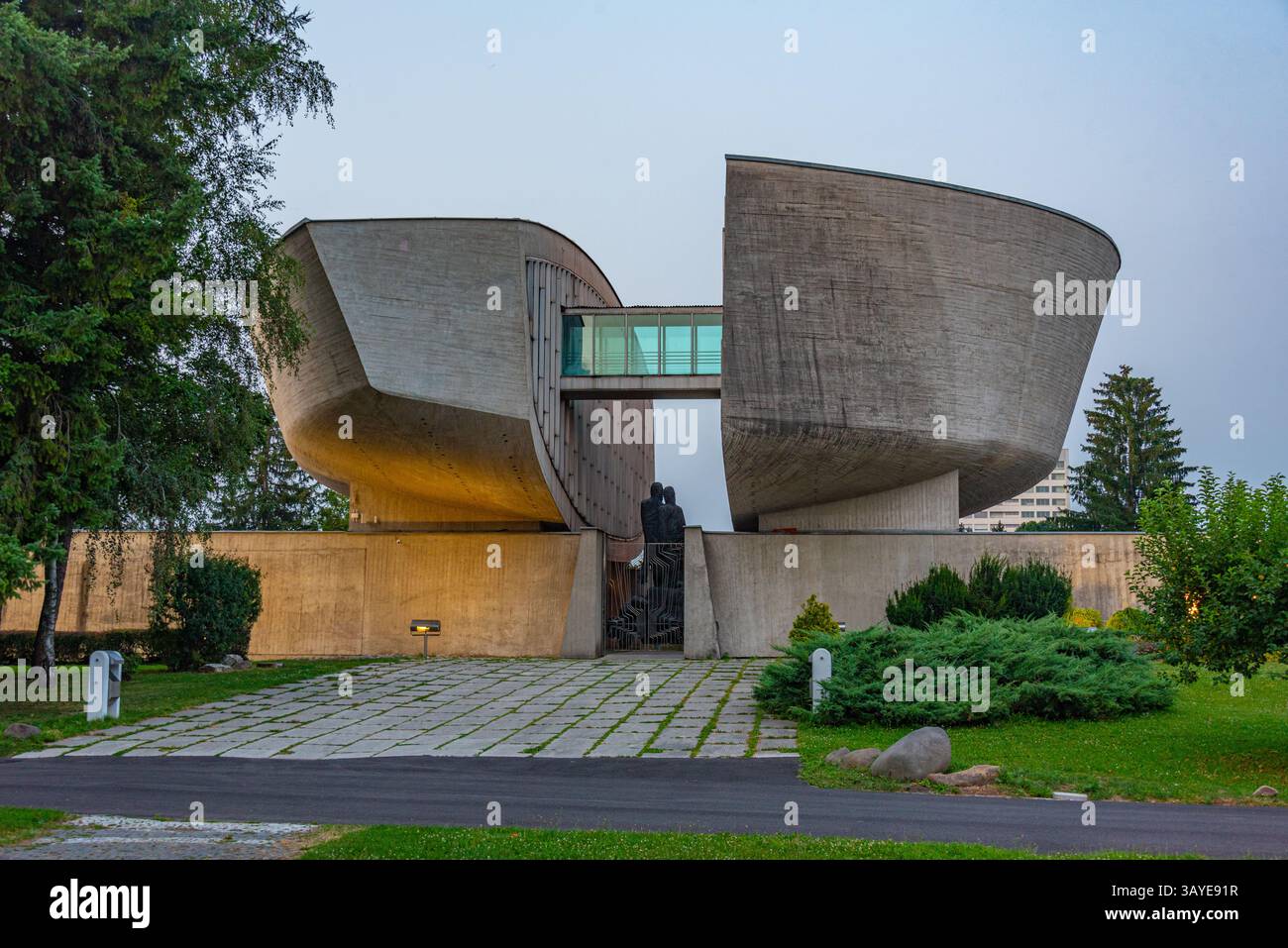 Museo della rivolta nazionale slovacca a Banska Bystrica, Slovacchia. IMMAGINE Foto Stock