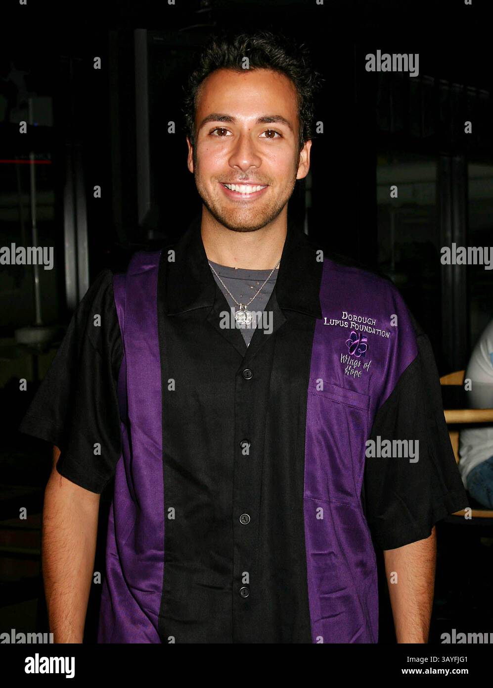 12 giugno 2005 - New York, New York, Stati Uniti - K43669ML.THE DOROUGH LUPUS FOUNDATION E E.L.F. COSMETICS BENEFIT BOWLING TOURNAMENT PRESSO AMF CHELSEA PIER LANE, NEW YORK New York 06-12-2005. - HOWIE DOROUGH (immagine di credito: © Mitchell Levy/Globe Photos/ZUMAPRESS.com) Foto Stock 12 giugno 2005 - New York, New York, Stati Uniti - K43669ML.THE DOROUGH LUPUS FOUNDATION E E.L.F. COSMETICS BENEFIT BOWLING TOURNAMENT PRESSO AMF CHELSEA PIER LANE, NEW YORK New York 06-12-2005. - HOWIE DOROUGH (immagine di credito: © Mitchell Levy/Globe Photos/ZUMAPRESS.com) Foto Stock