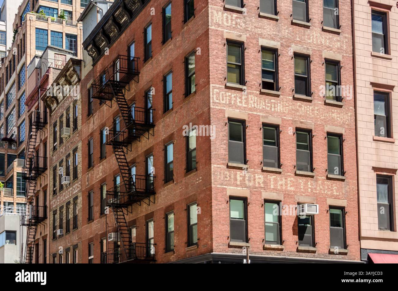 Torrefazione del caffè, New York, New York Foto Stock