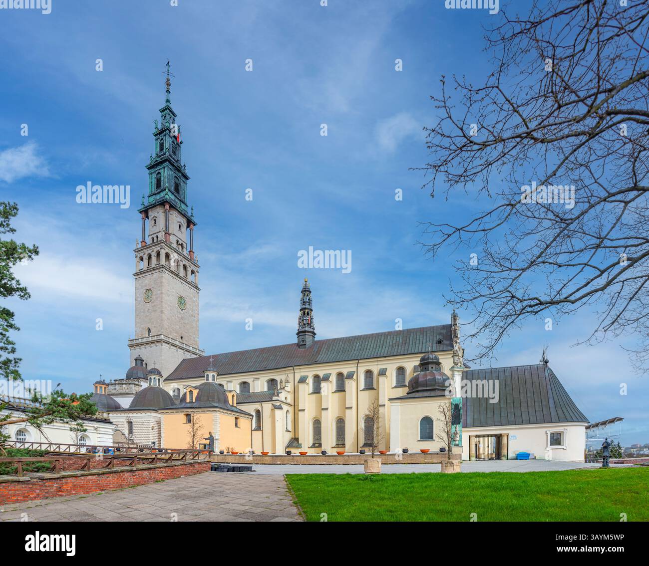 Parrocchia cattolica di San Giacomo Apostolo a Czestochowa, Polonia. IMMAGINE Foto Stock
