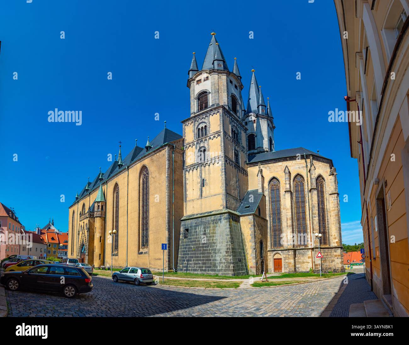 Chiesa di San Nicola a Cheb, repubblica Ceca. IMMAGINE Foto Stock