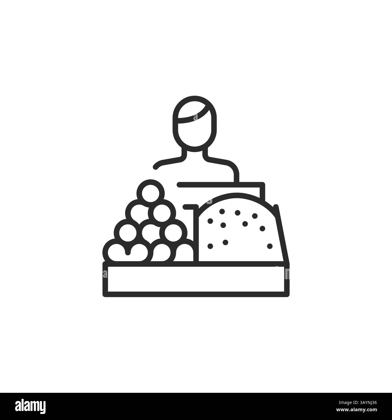Icona del mercato Illustrazione Vettoriale