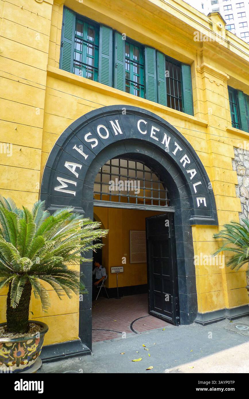 La prigione di Hoa lo era nota ai francesi come Maison centrale e agli americani come Hanoi Hilton Foto Stock