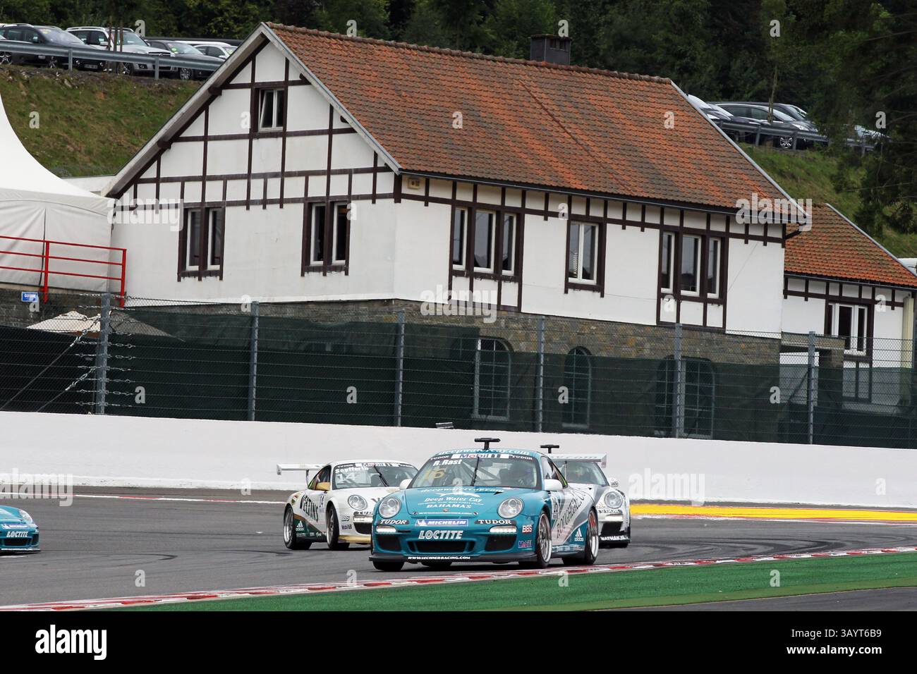 29 agosto 2010 - Spa-Francorchamps, Belgio - Rene Rast (GER) al Faisal Lechner Racing...Porsche Supercup, Rd 8, Spa-Francorchamps, Belgio, 27-29 agosto 2010. (Credito: © Sutton Motorsports/ZUMApress.com) Foto Stock