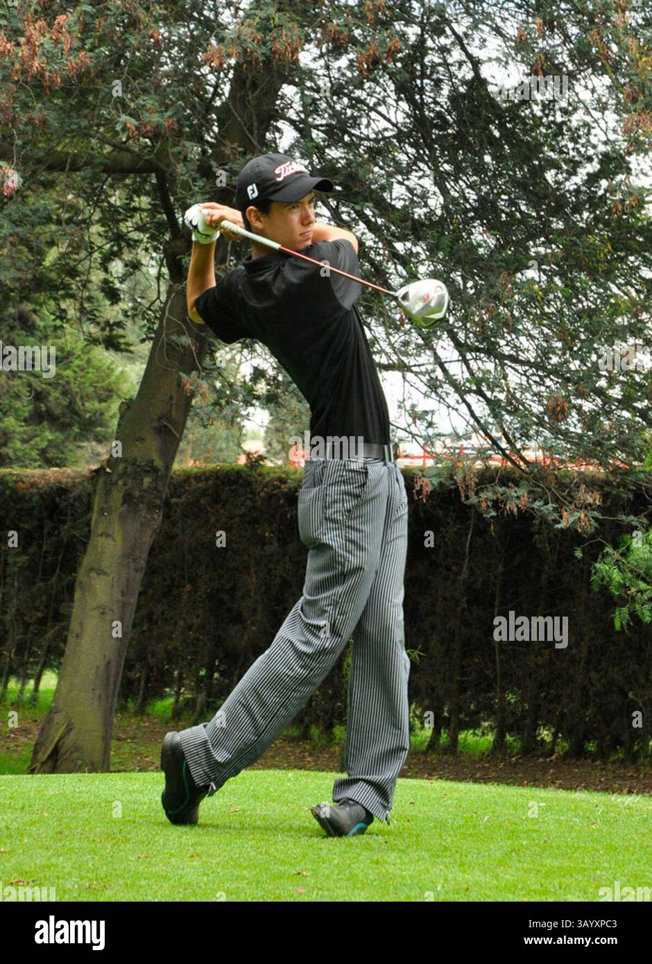 27 agosto 2010 - (27/08/2010) Juan Felipe Ruiz, golfista colombiano. (Immagine di credito: © El Tiempo/GDA/ZUMApress.com) Foto Stock