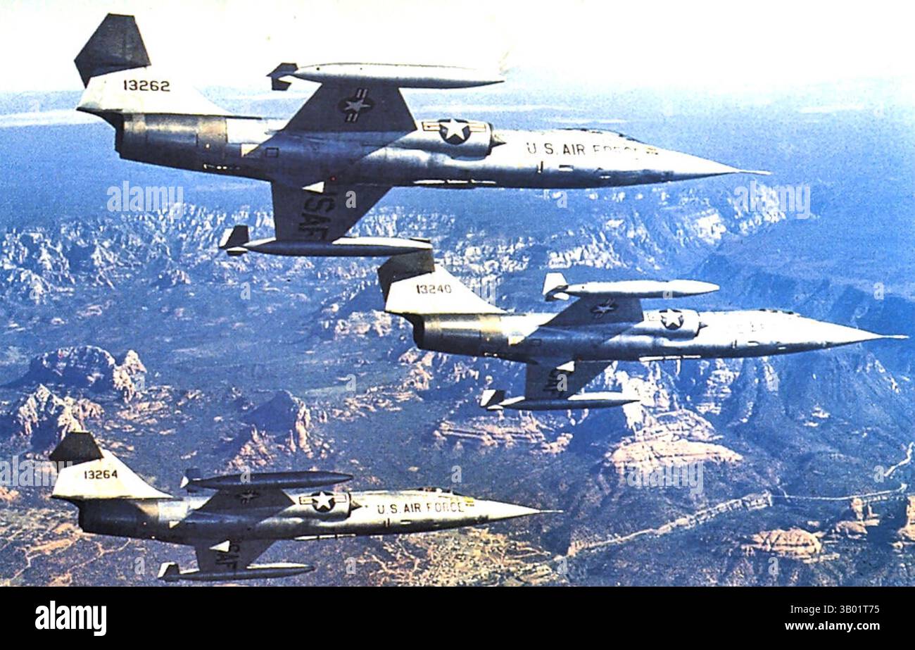 LOCKHEED F-104 STARFIGHTER Foto Stock