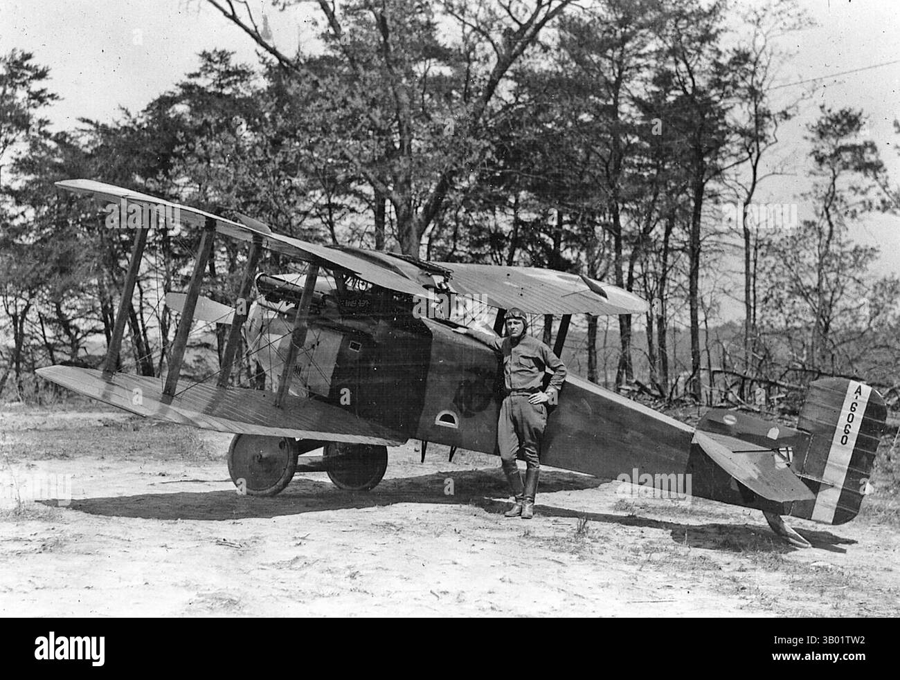 BOEING THOMAS-MORSE MB-3 biplano da caccia utilizzato dal servizio aereo dell'esercito degli Stati Uniti nei primi anni '1920 Foto Stock