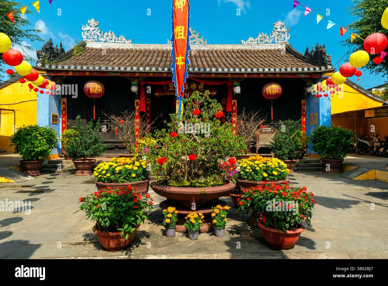 Tempio di Tuy Tien Duong Minh Huong (Tien Hien Minh Huong) nella città vecchia di Hoi An, provincia di Quang Nam, Vietnam. Tuy Tien Duong Minh Huong considere Foto Stock