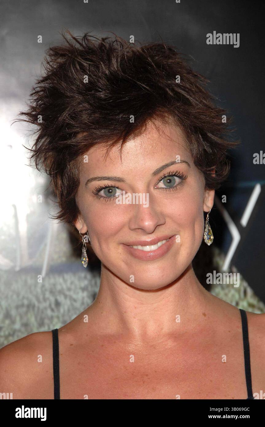 12 agosto 2007 - Hollywood, California, Stati Uniti - K53909DL. LA PRIMA PROIEZIONE DI TRINITY SI È SVOLTA AL LIVELLO 3, HOLLYWOOD CA.8-12-07. - 2007.IMAGE: LIZZ CARTER..K54114DL (immagine di credito: © Dave Longendyke/Globe Photos/ZUMAPRESS.com) Foto Stock