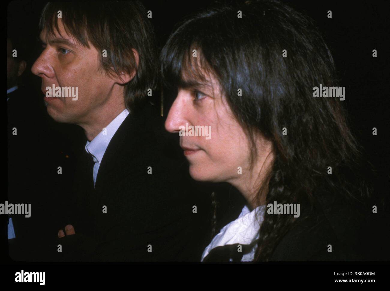 27 marzo 2007 - New York, New York, Stati Uniti - K1709HMc.PATTI SMITH CON SUO MARITO FRED ''SONIC'' SMITH 1995.(Credit Image: © Henry McGee/Globe Photos/ZUMAPRESS.com) Foto Stock