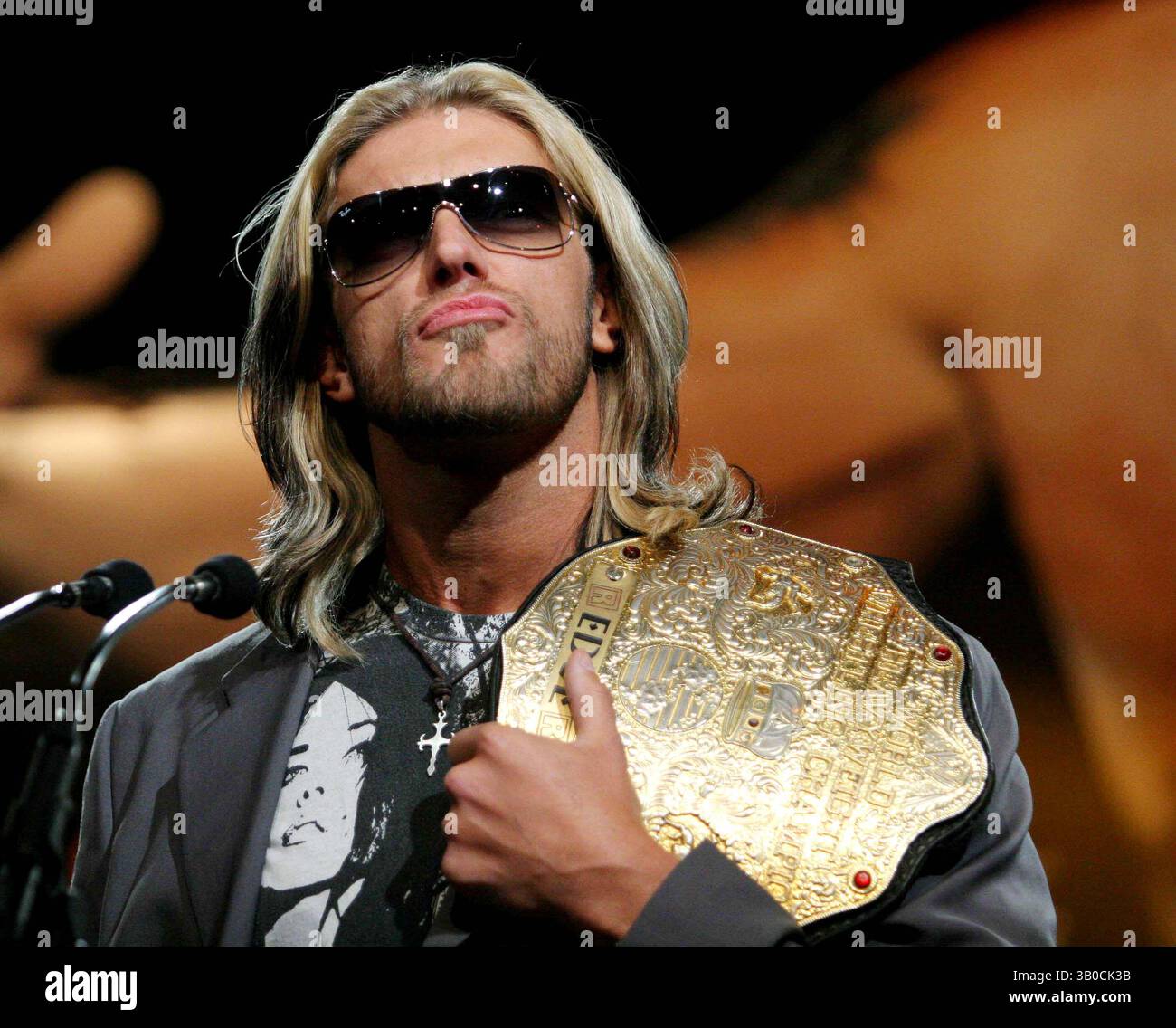 1 gennaio 2000 - New York, New York, Stati Uniti - WRESTLEMANNA XXIV IL 03-30-08 CONFERENZA STAMPA DATA 03-26-08 - EDGE. K57027JBB(immagine di credito: © John Barrett/Globe Photos/ZUMAPRESS.com) Foto Stock