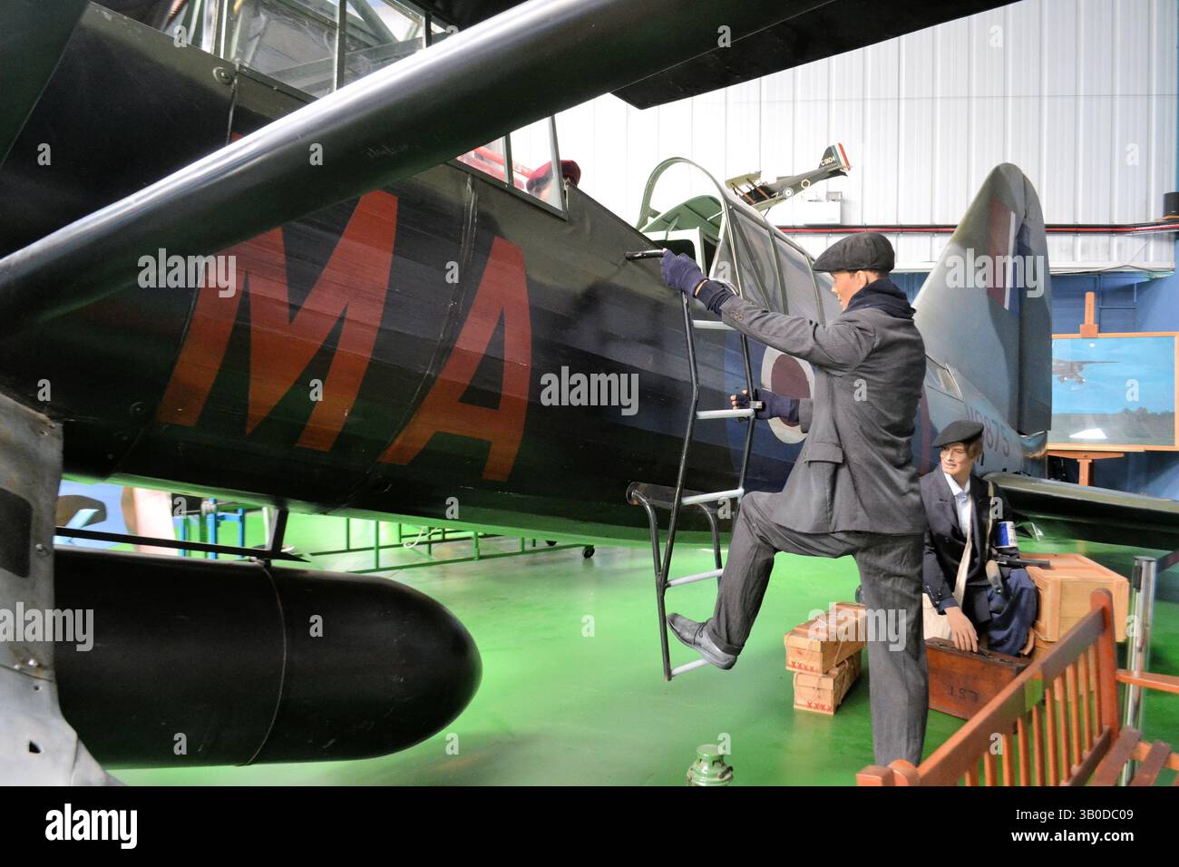 Westland Lysander replica , costruita per un progetto cinematografico, 'Allied' Foto Stock