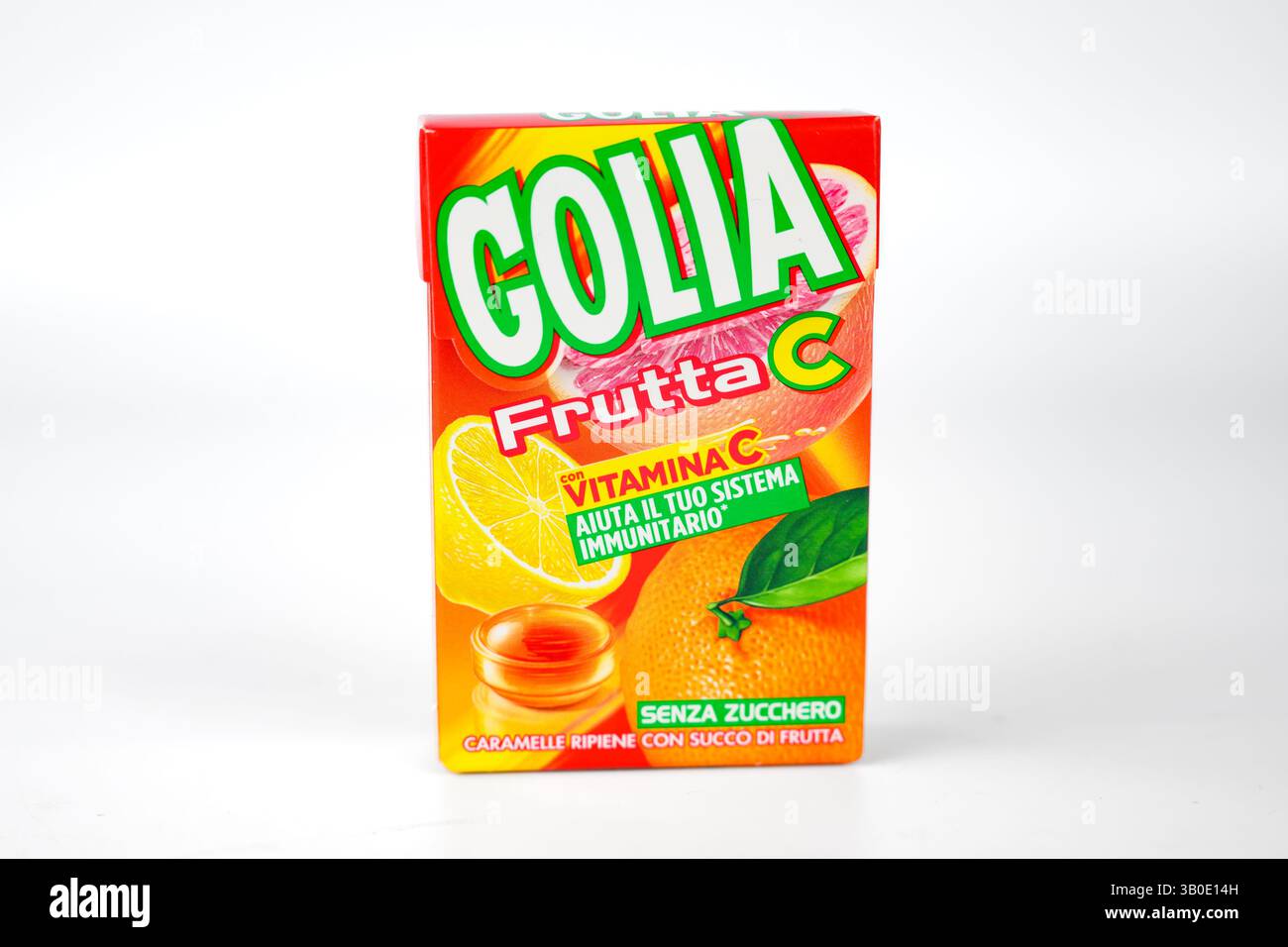 Golia frutta C Sweets – Galles, Regno Unito – 20 aprile 2025 Foto Stock