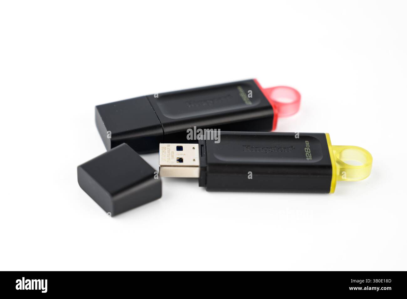 Memory Stick USB Kingston – Galles, Regno Unito – 20 aprile 2025 Foto Stock