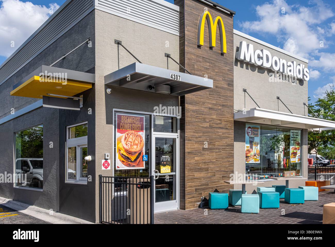 Fast food McDonald's a Clermont, Florida. (USA) Foto Stock