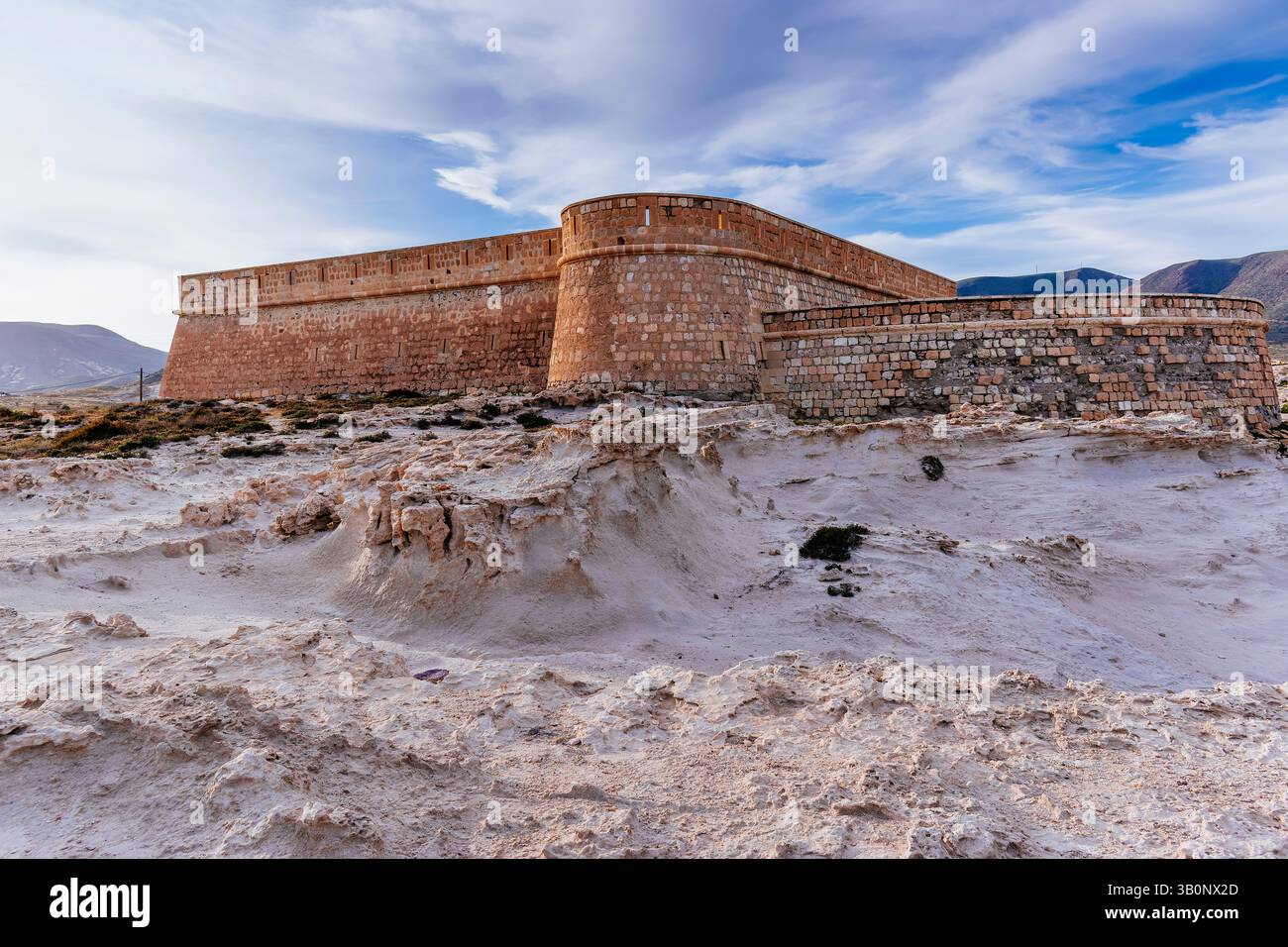Castello di San Felipe. Durante il regno di Carlo III di Spagna per la difesa del litorale, questa fortezza fu costruita durante l'anno 1764. Los E. Foto Stock