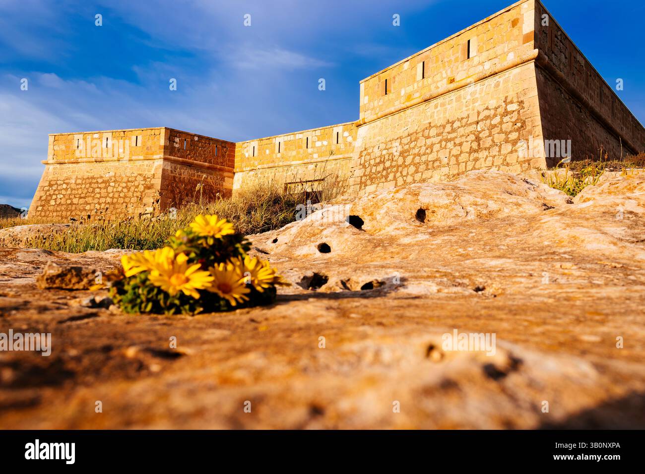 Castello di San Felipe. Durante il regno di Carlo III di Spagna per la difesa del litorale, questa fortezza fu costruita durante l'anno 1764. Los E. Foto Stock