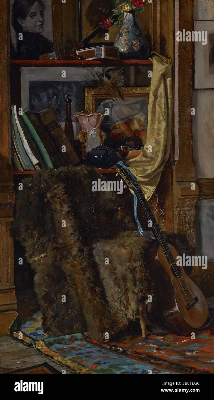 Charles J. Fiscus - The Bachelor Boudoir (angolo dello Studio) - 14,55 - Indianapolis Museum of Art Foto Stock