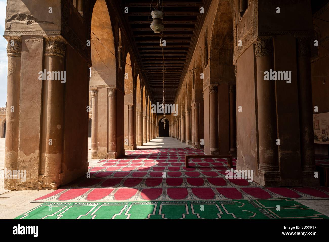Ibn Tulun moschea, Il Cairo, Egitto Foto Stock