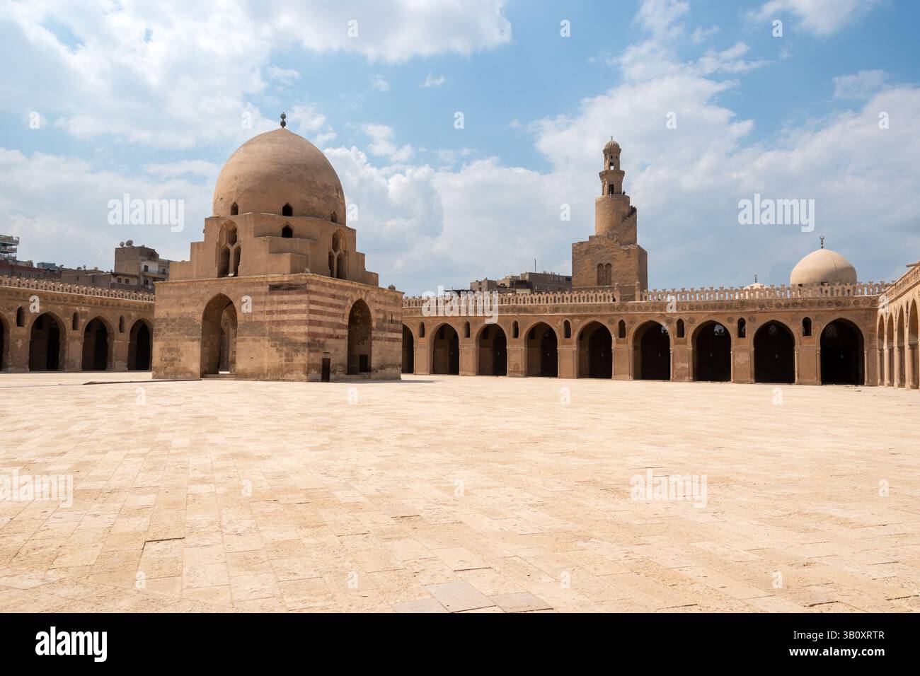 Ibn Tulun moschea, Il Cairo, Egitto Foto Stock