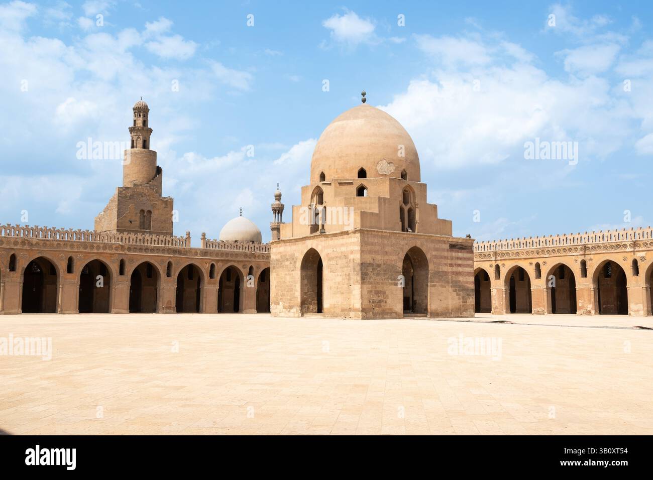 Ibn Tulun moschea, Il Cairo, Egitto Foto Stock