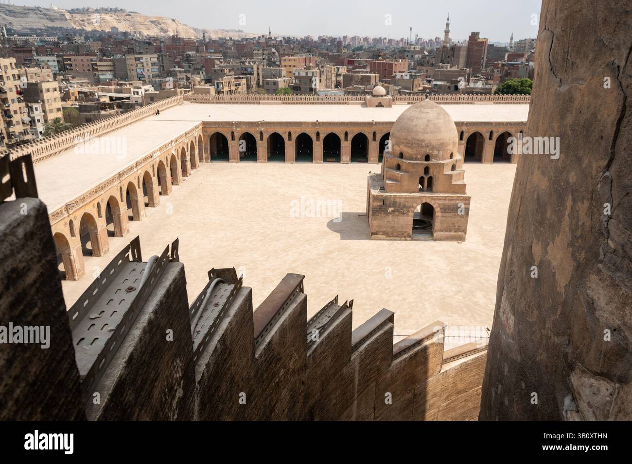 Ibn Tulun moschea, Il Cairo, Egitto Foto Stock