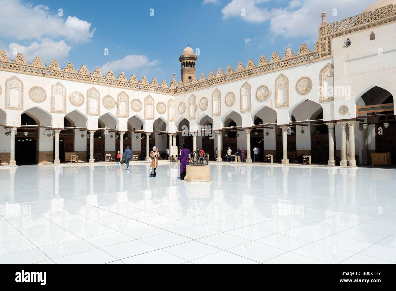 Al Azhar, il Cairo, Egitto Foto Stock