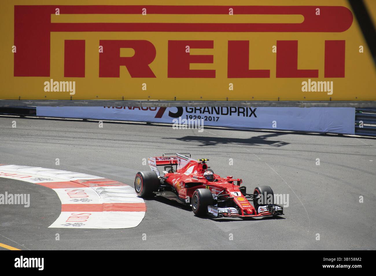 Kimi Raeikkoenen, Ferrari, gara di Formula 1, Formula 1, Gran Premio di F1 Monaco 2017 Foto Stock