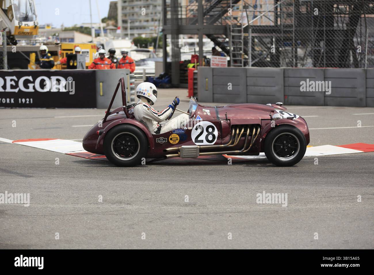 Cooper T24, pilota John Ure, 9° Gran Premio storico Monaco Foto Stock
