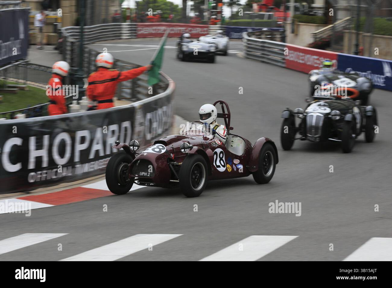 Cooper T24, pilota John Ure, 9° Gran Premio storico Monaco Foto Stock