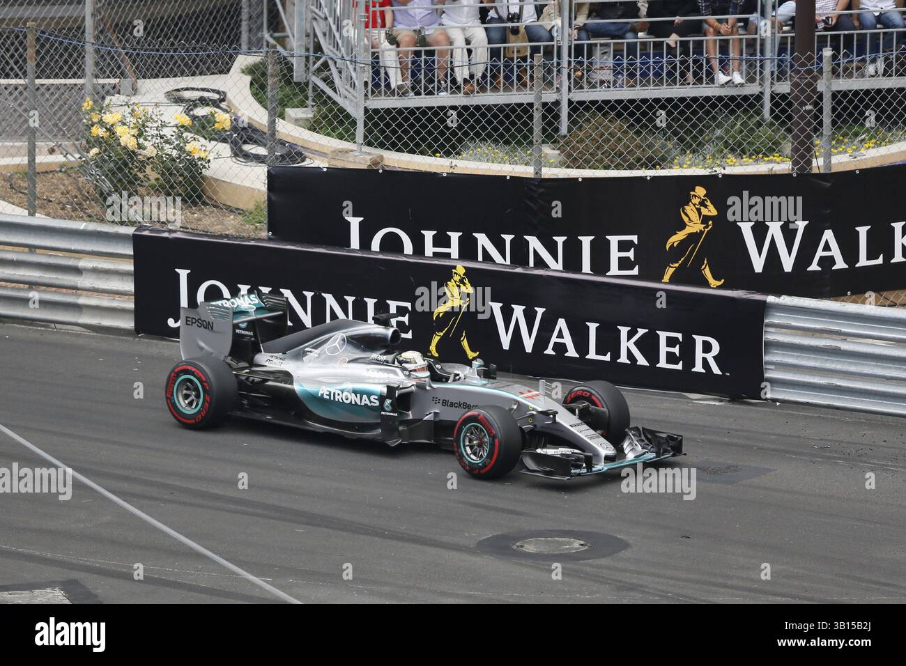 Lewis Hamilton, Mercedes, Gran Premio di Formula 1 Monaco 2015 Foto Stock