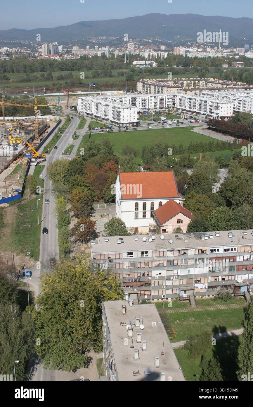 Chiesa parrocchiale di nostra Signora a Remetinec, Zagabria, Croazia Foto Stock