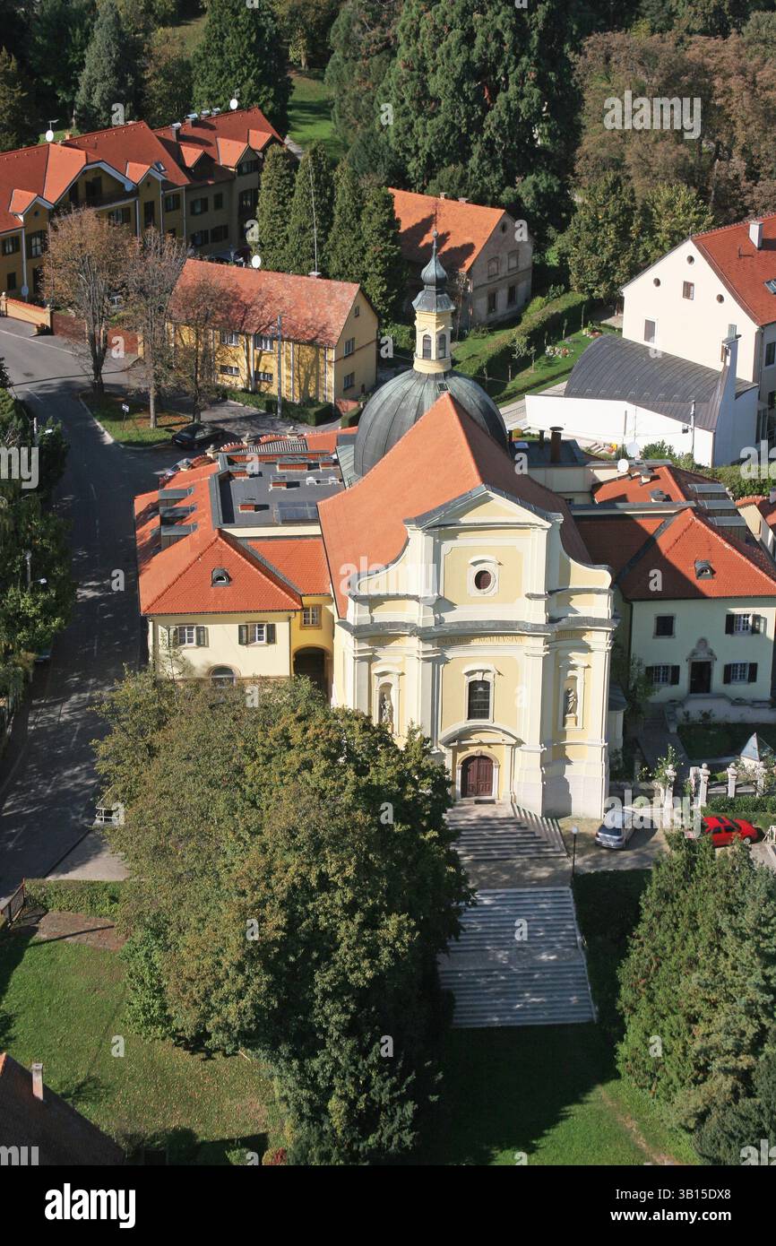 Chiesa parrocchiale di San Francesco Saverio a Zagabria, Croazia Foto Stock