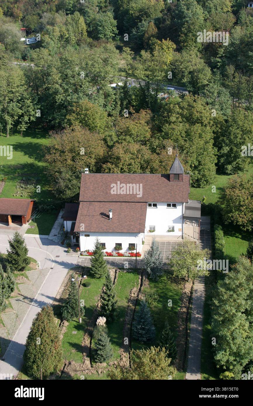 Chiesa parrocchiale di San Giuseppe il lavoratore a Gajnice, Zagabria, Croazia Foto Stock