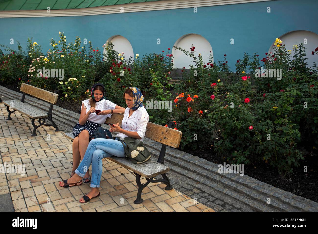 Monastero ortodosso di San Michele, Kiev, Ucraina Foto Stock