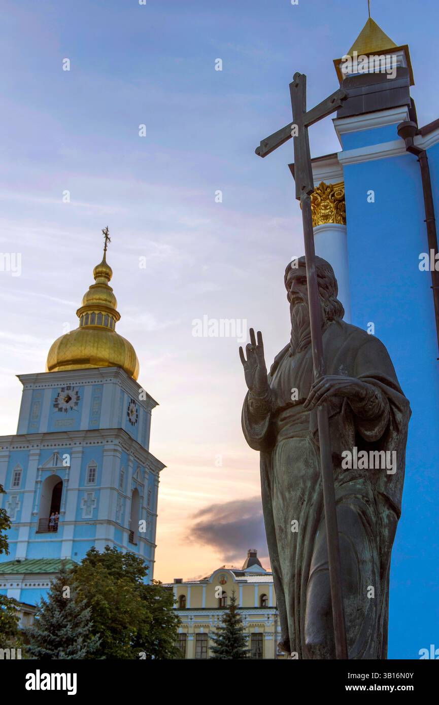 Monastero ortodosso di San Michele, Kiev, Ucraina Foto Stock
