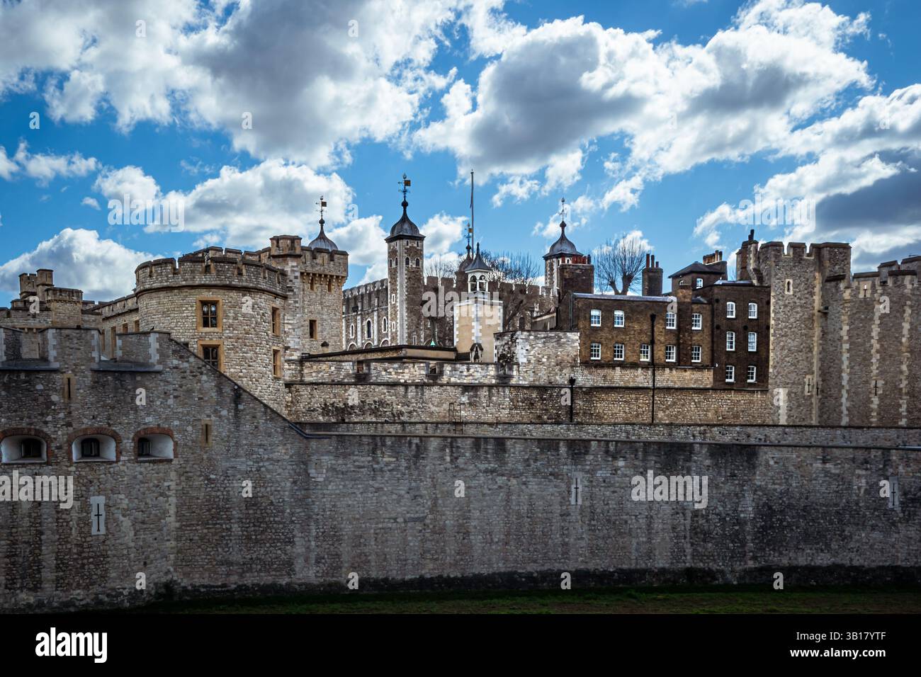 Vista della Torre di Londra Londra Regno Unito Foto Stock