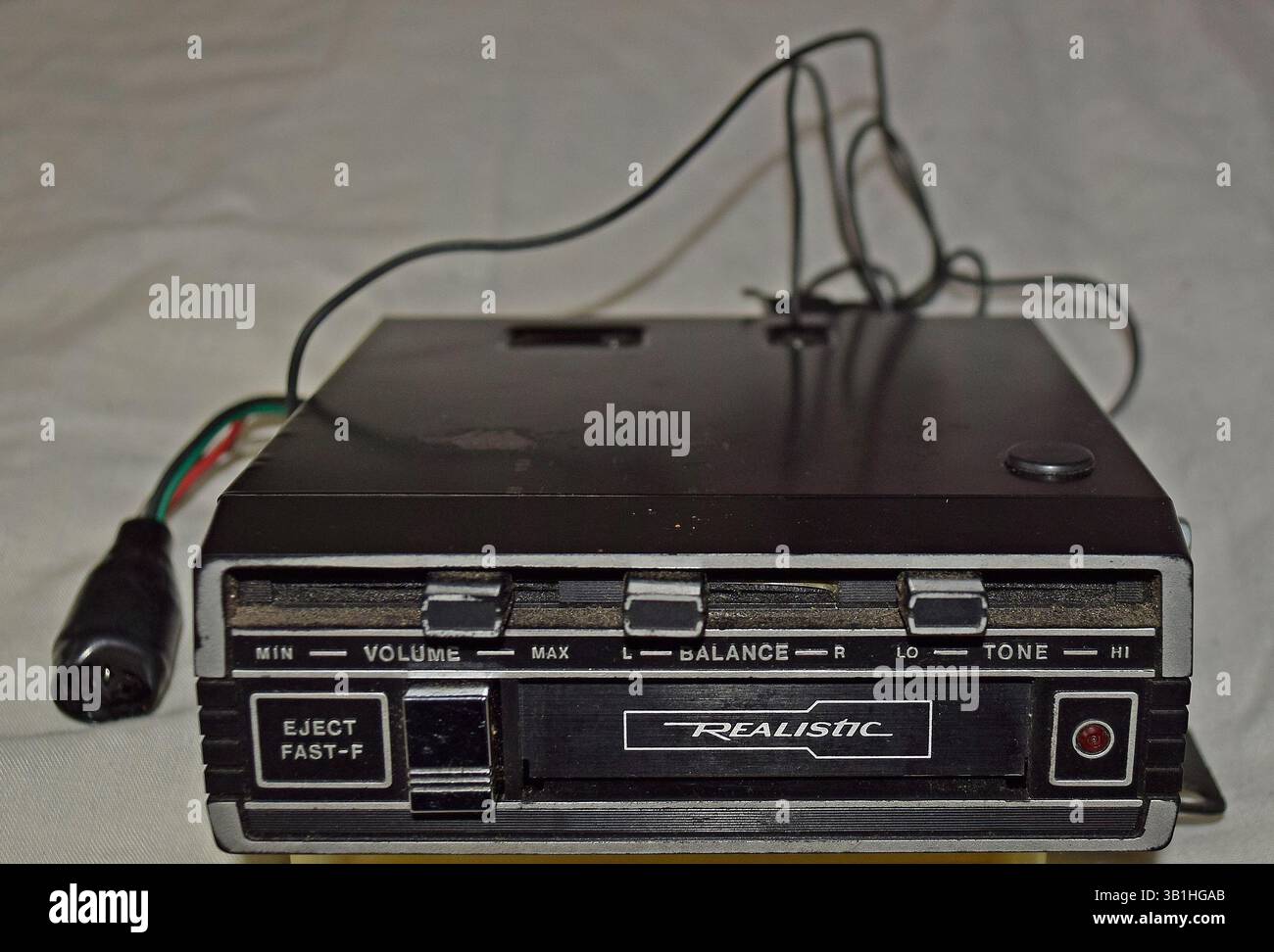 Radio Shack Realistic Auto cassette Player Foto Stock