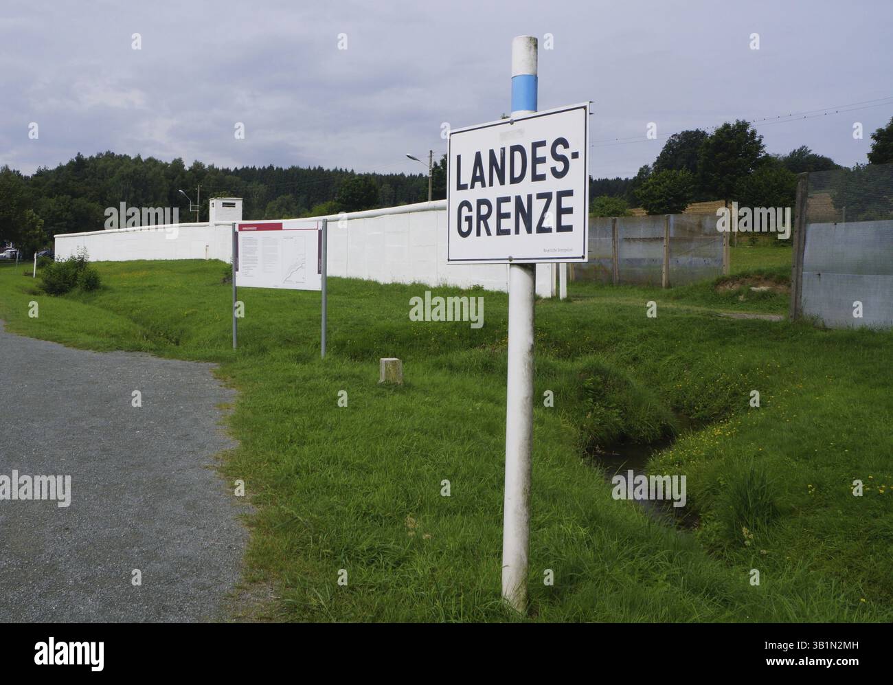Museo tedesco-tedesco di Moedlareuth, Germania, Europa Foto Stock