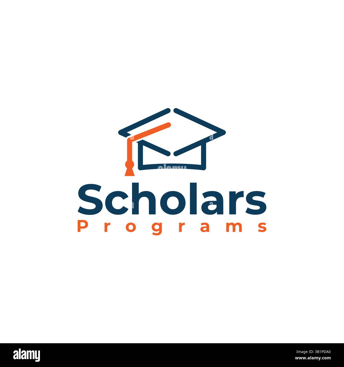 Design del logo Education in modello vettoriale per Education institute Illustrazione Vettoriale