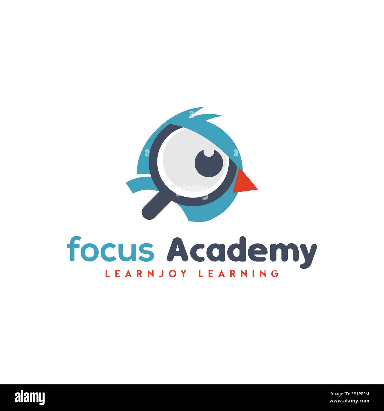 Design del logo Education in modello vettoriale per Education institute Illustrazione Vettoriale