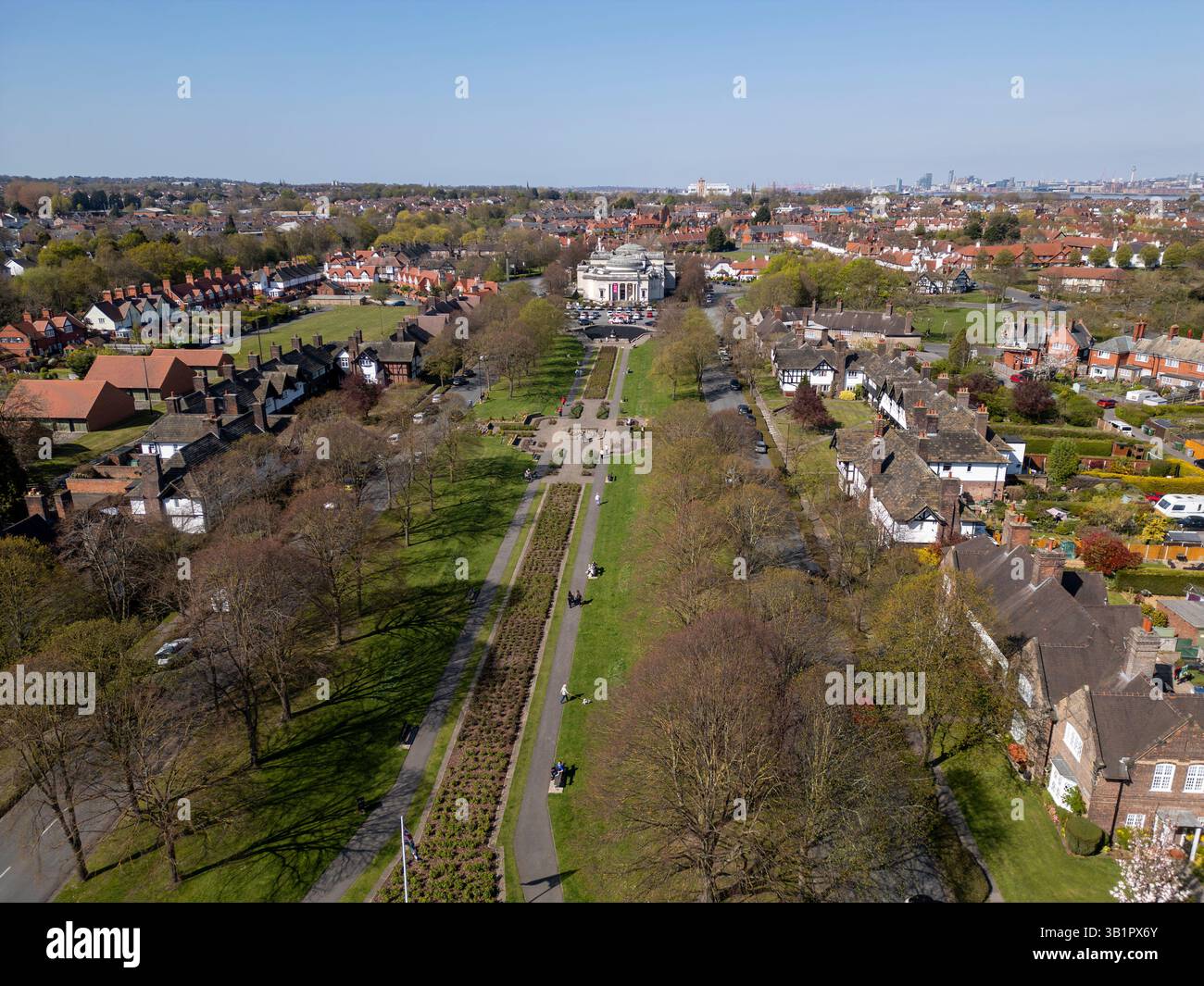 WIRRAL, MERSEYSIDE, INGHILTERRA - 09 APRILE 2025: Lady Lever Art Gallery a Port Sunlight, Wirral, Merseyside, Inghilterra Foto Stock