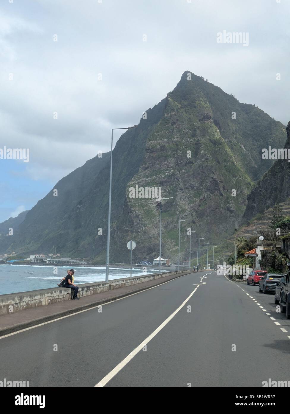 Guida nella parte nord-occidentale di Madeira Foto Stock