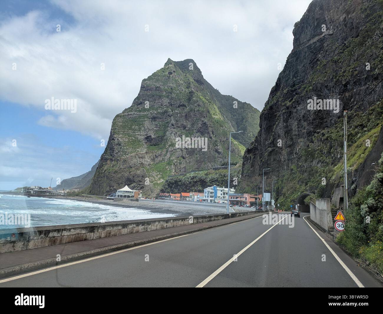 Guida nella parte nord-occidentale di Madeira Foto Stock