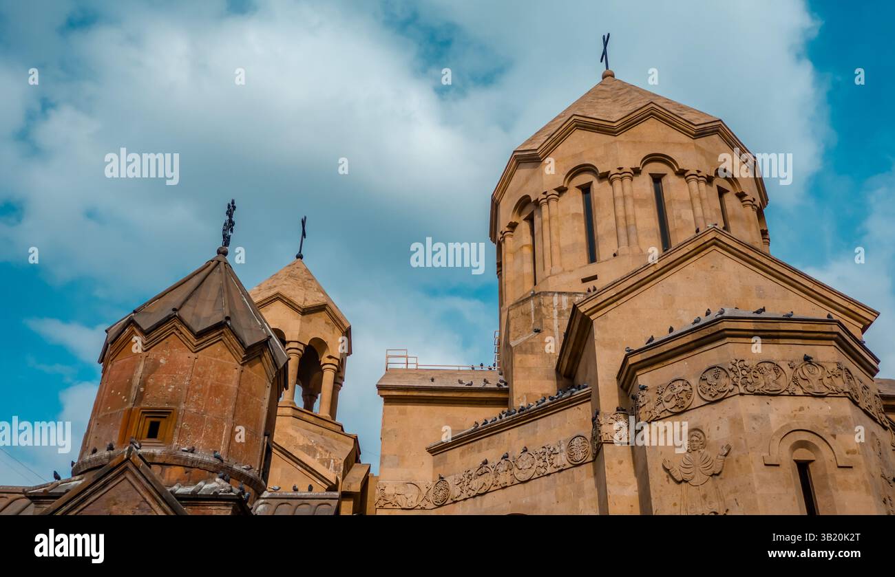 St Chiesa di Astvatsatsin Kathoghike a Erevan, Armenia Foto Stock