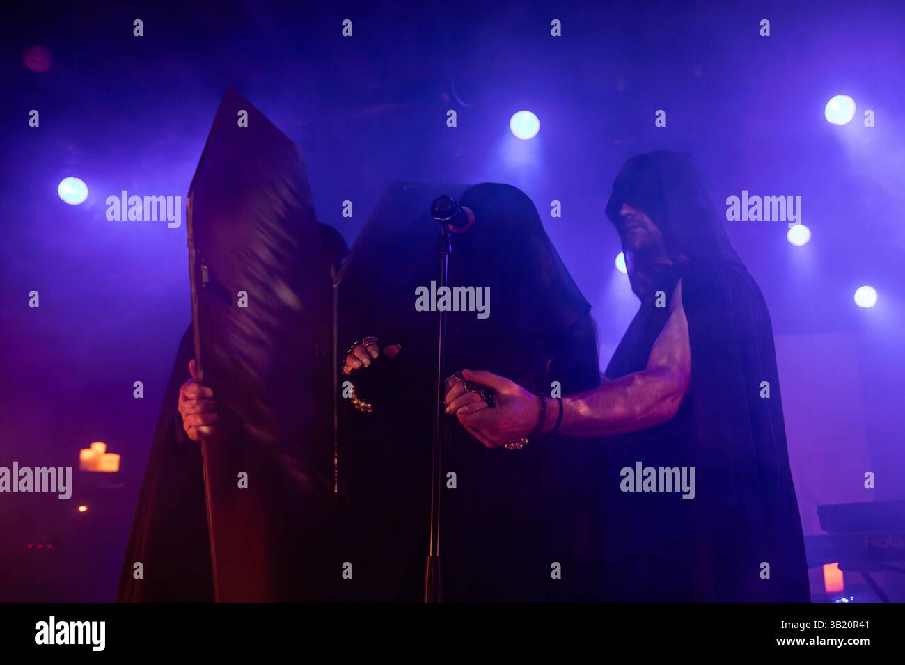 26 aprile 2025. Mocvara Zagreb, - lo spettacolo dal vivo della band americana Coven Foto Stock