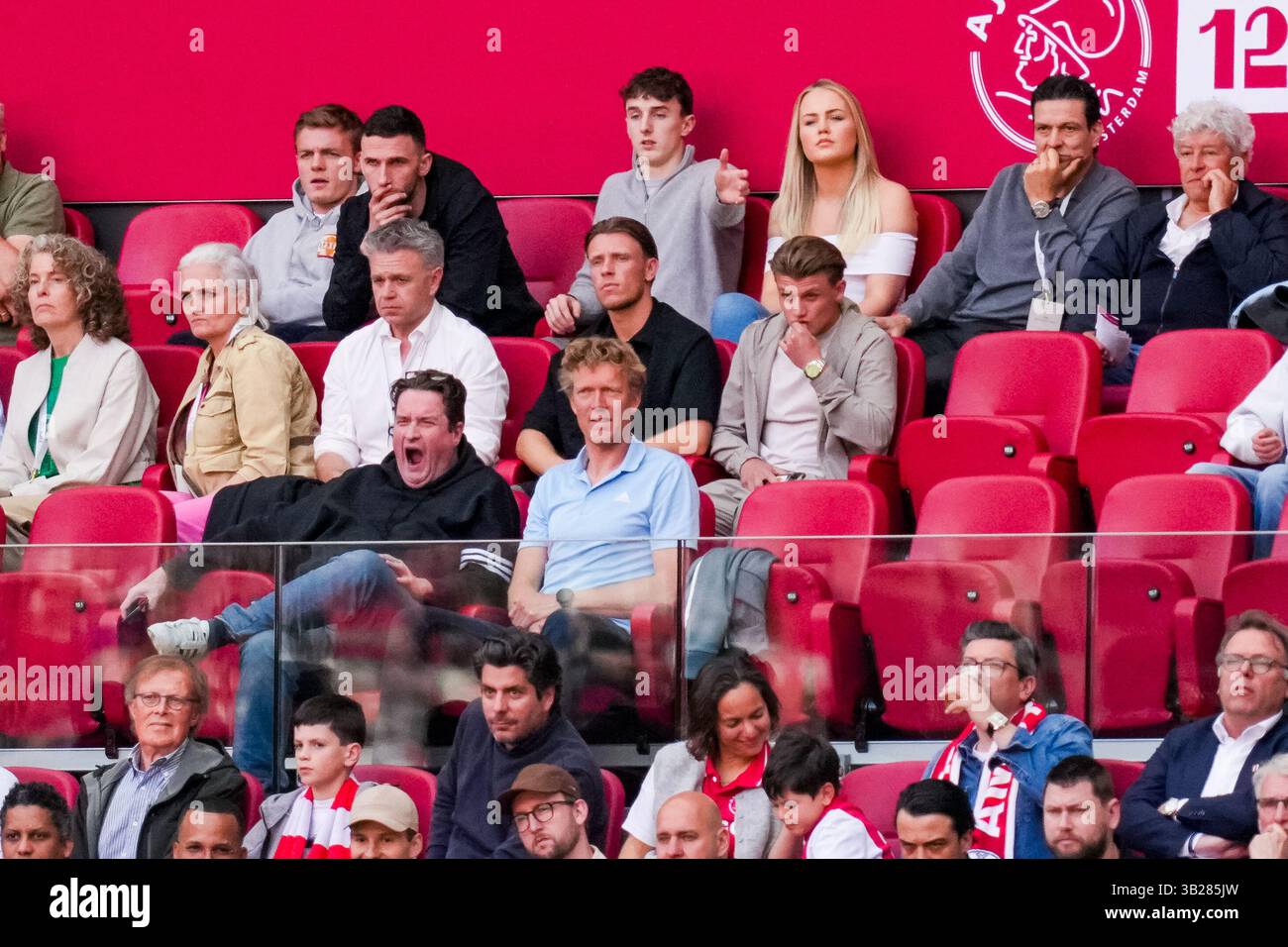 Rotterdam, Paesi Bassi. 27 aprile 2025. Rotterdam - potenziale giocatore del Feyenoord Sem Steijn del FC Twente durante il trentasettesimo round della Keuken Kampioen Divisie stagione 2024/2025. La partita è ambientata tra Excelsior Rotterdam e FC Emmen al Van Donge & De Roo Stadion il 27 aprile 2025 a Rotterdam, nei Paesi Bassi. (VK Sportphoto/Herman Dingler) crediti: Parallax Pictures/Alamy Live News crediti: Parallax Pictures/Alamy Live News crediti: Parallax Pictures/Alamy Live News Foto Stock