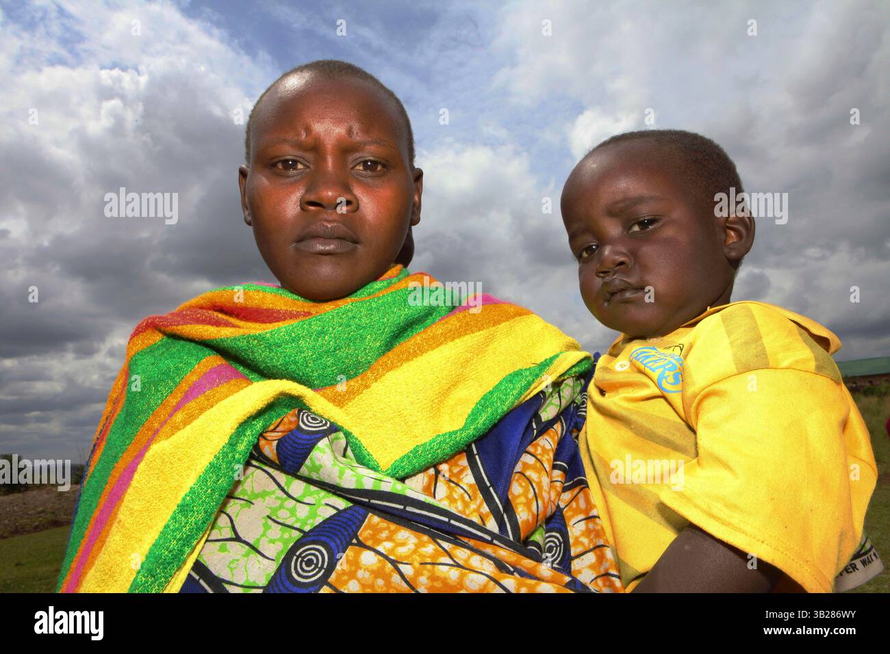 22 settembre 2009 - Muyenga, Burundi - assistenza all'infanzia nelle zone rurali del Burundi. In ogni comunità c'è un post sanitario di base dove le madri vanno con i loro bambini per il controllo medico (immagine di credito: © Ton Koene/ZUMA Press) Foto Stock