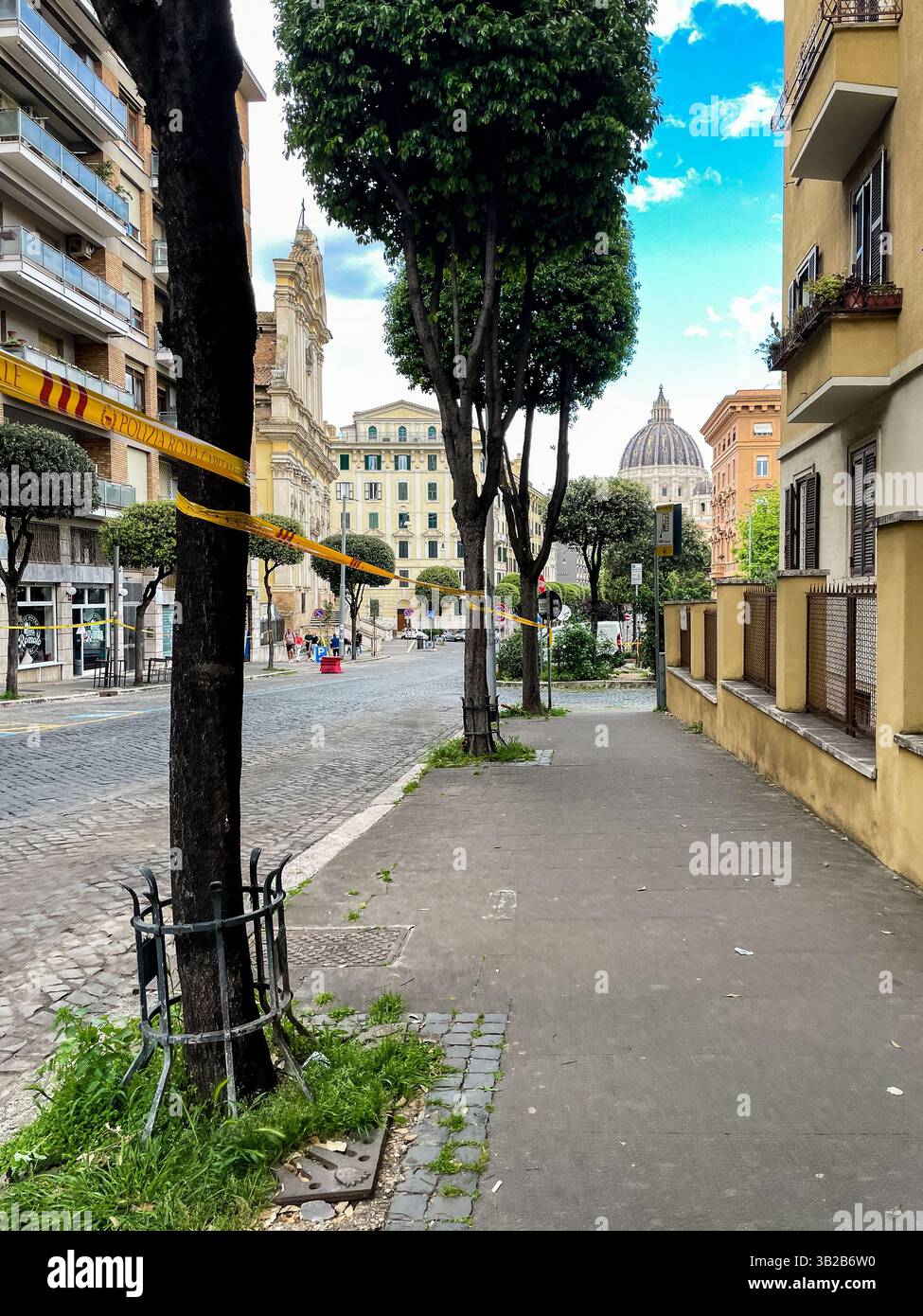 25-27 APRILE 2025 - Roma durante la traslazione e il funerale di Papa Francesco (foto di Giovanna Onofri) Foto Stock